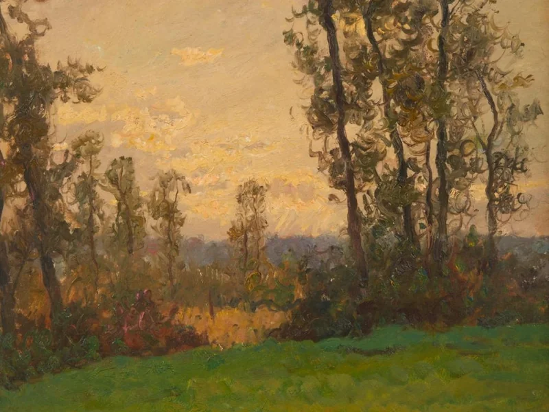 1866-Luigi Comel - Sera di novembre